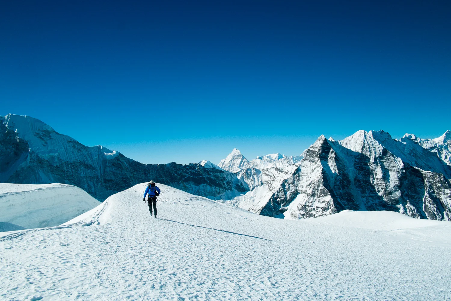 Island Peak, March 2013 — photograph by Stephan Geyer