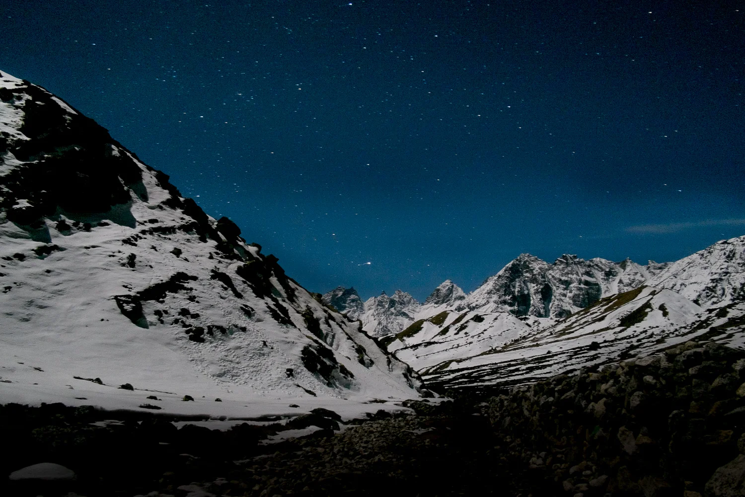 Island Peak, March 2013 — photograph by Stephan Geyer