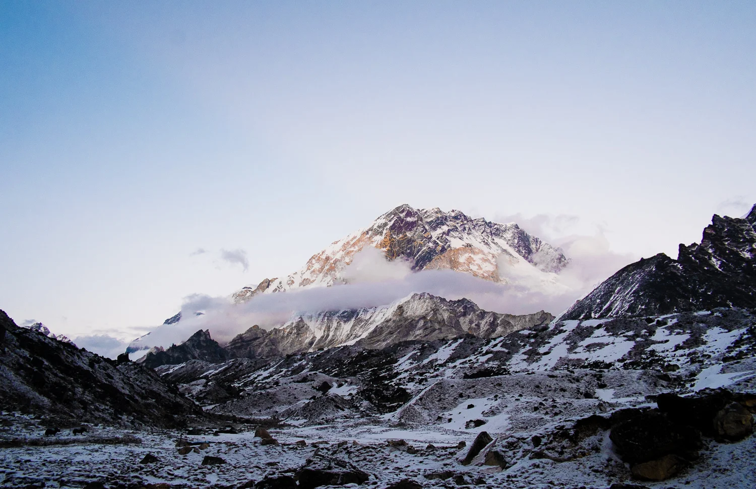 Island Peak, March 2013 — photograph by Stephan Geyer