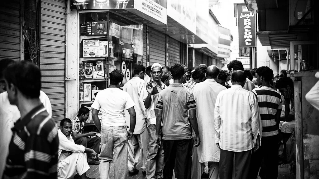 A sweaty late afternoon photo-walk in Old Dubai — photograph by Stephan Geyer