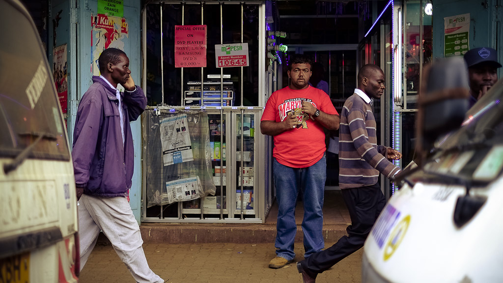 Downtown Nairobi — photograph by Stephan Geyer
