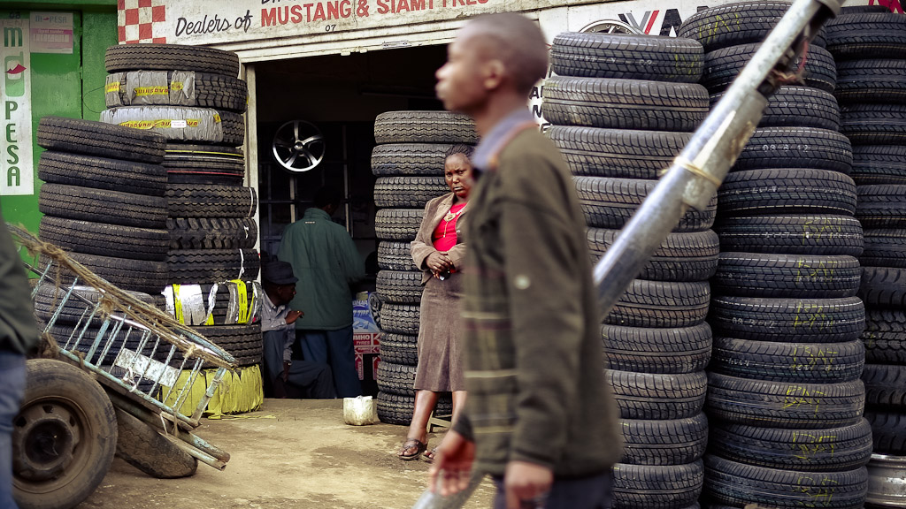 Downtown Nairobi — photograph by Stephan Geyer