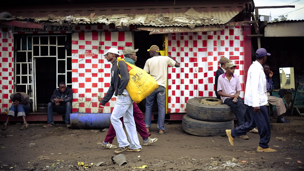 Downtown Nairobi — photograph by Stephan Geyer