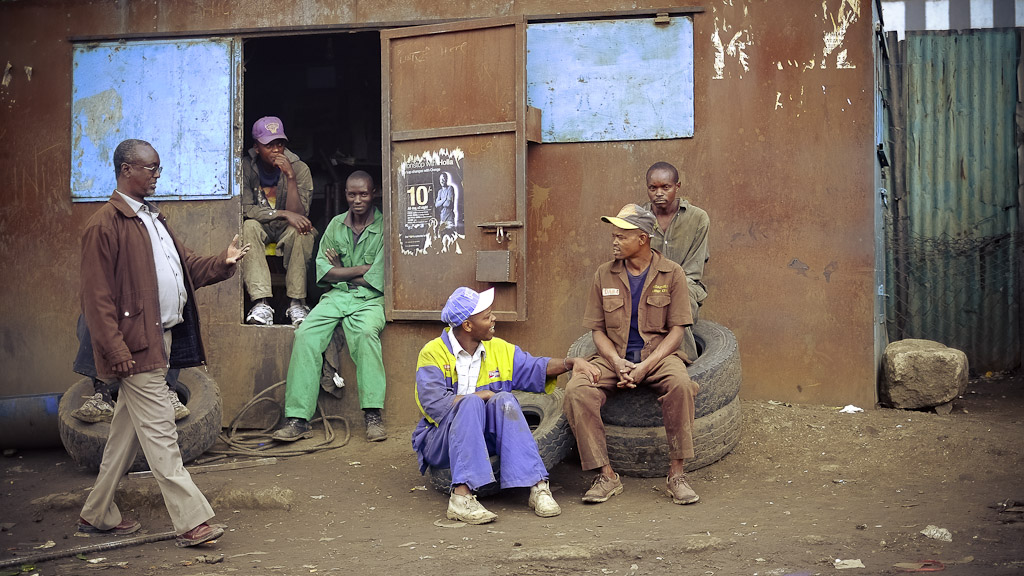 Downtown Nairobi — photograph by Stephan Geyer