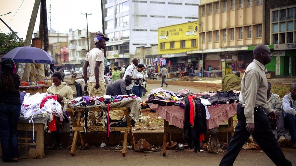 Downtown Nairobi — photograph by Stephan Geyer
