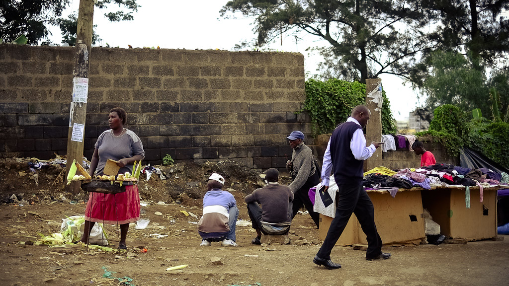 Downtown Nairobi — photograph by Stephan Geyer