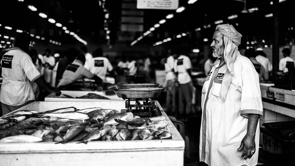 Dubai Fish Market — photograph by Stephan Geyer