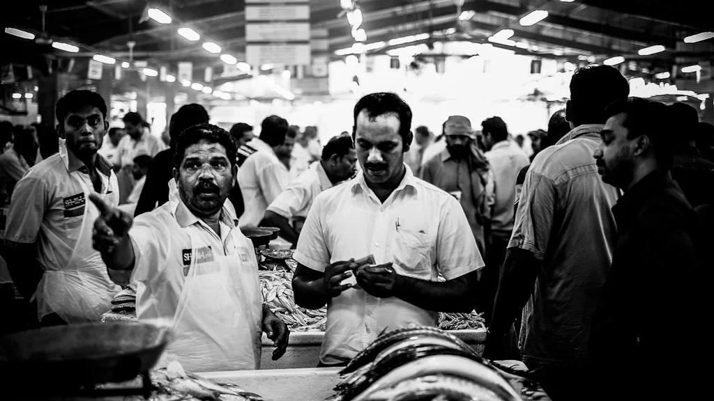 Dubai Fish Market — photograph by Stephan Geyer
