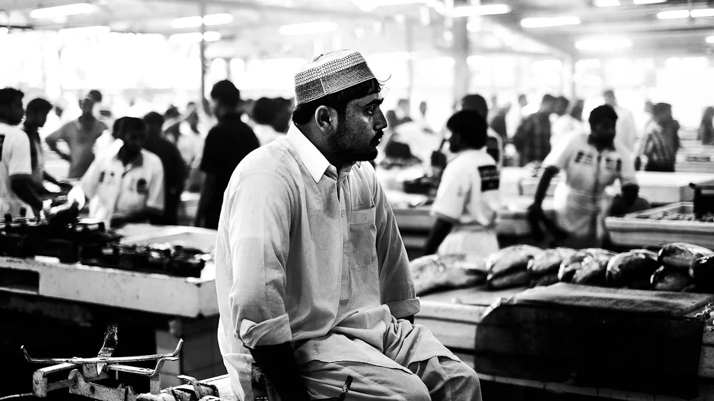 Dubai Fish Market — photograph by Stephan Geyer