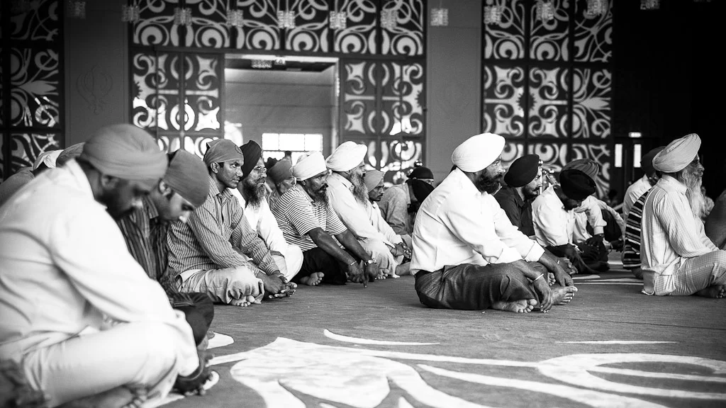 Gurunanak Darbar Sikh Temple in Dubai — photograph by Stephan Geyer