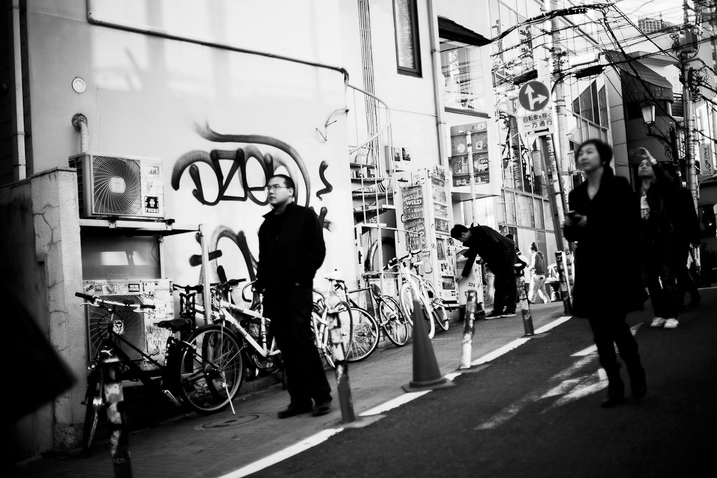 Harajuku, Tokyo. In Black and White. — photograph by Stephan Geyer