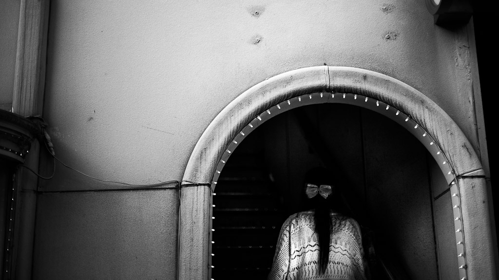 Harajuku, Tokyo. In Black and White. — photograph by Stephan Geyer