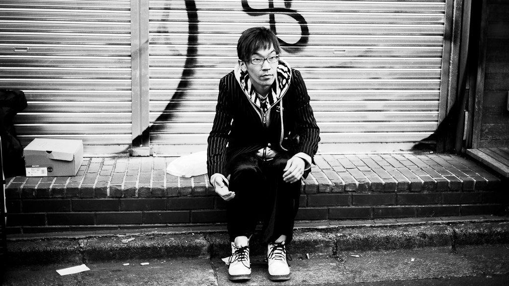 Harajuku, Tokyo. In Black and White. — photograph by Stephan Geyer