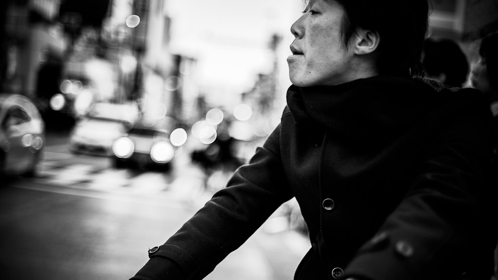 Harajuku, Tokyo. In Black and White. — photograph by Stephan Geyer