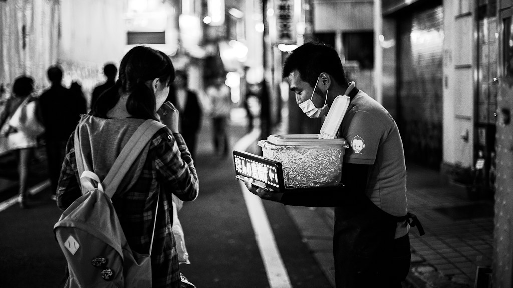 Harajuku, Tokyo. In Black and White. — photograph by Stephan Geyer