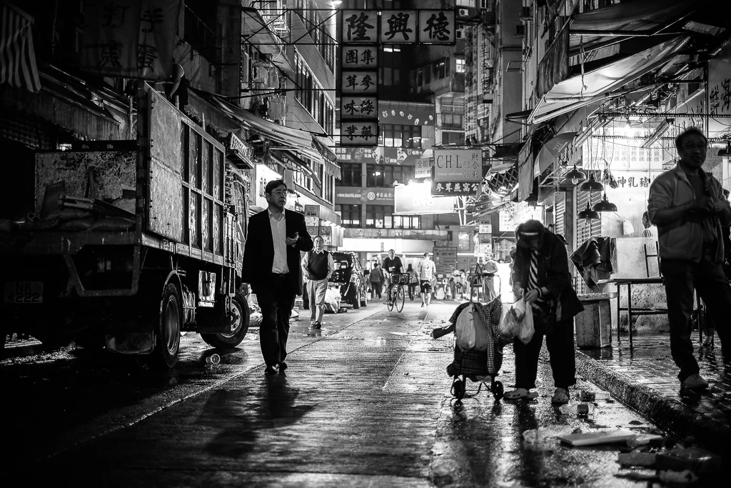 Hong Kong in Black and White — photograph by Stephan Geyer