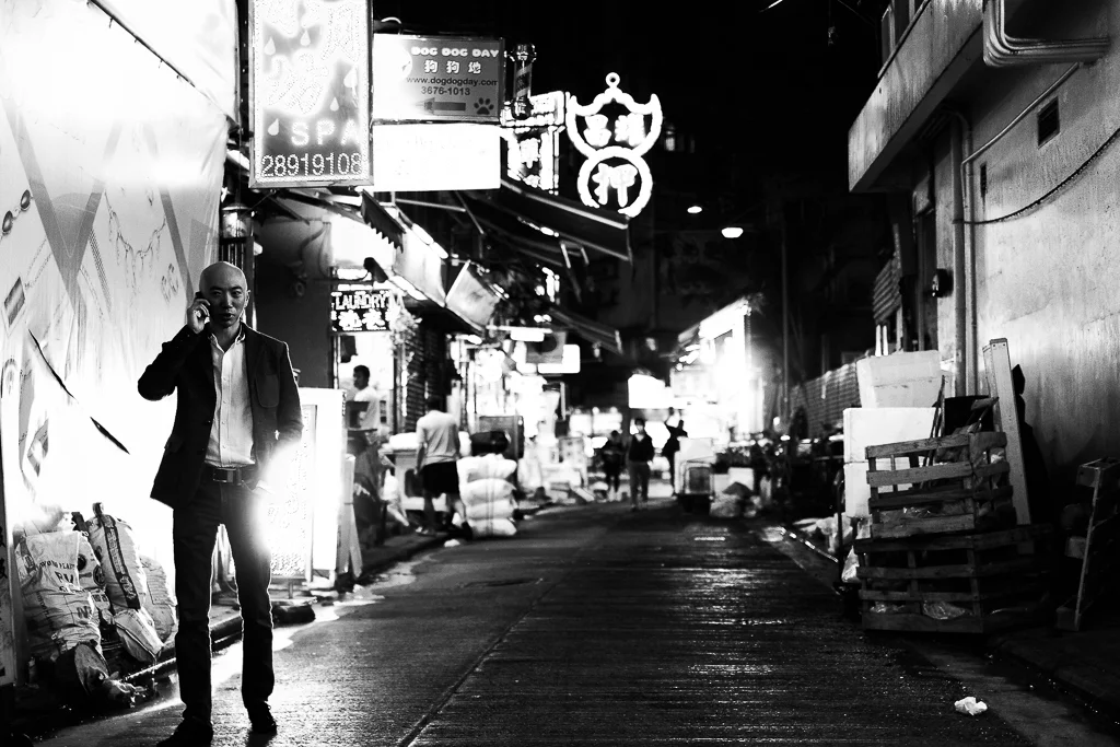 Hong Kong in Black and White — photograph by Stephan Geyer