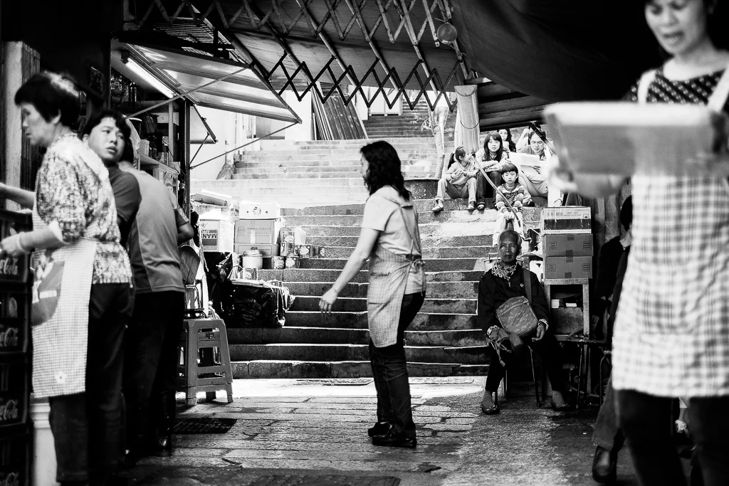 Hong Kong in Black and White — photograph by Stephan Geyer