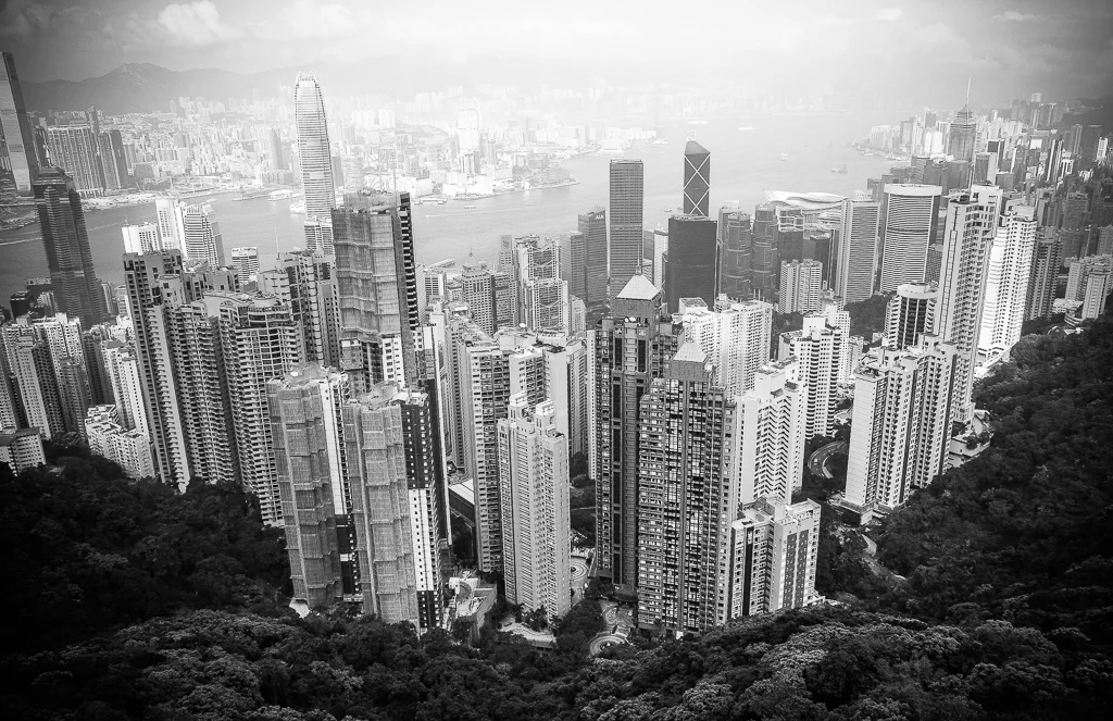 Hong Kong in Black and White — photograph by Stephan Geyer