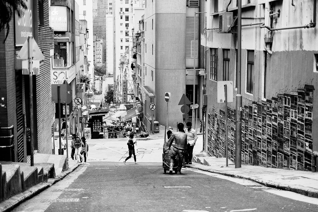 Hong Kong in Black and White — photograph by Stephan Geyer