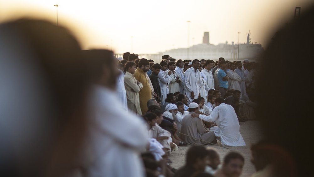 Kushti Wrestling in Dubai — photograph by Stephan Geyer