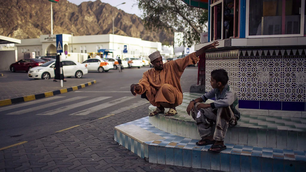Muscat, Oman. An unexpected Canon 5D Tribute. — photograph by Stephan Geyer