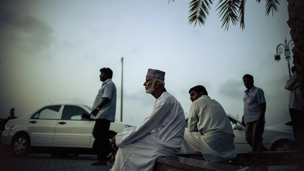 Muscat, Oman. An unexpected Canon 5D Tribute. — photograph by Stephan Geyer