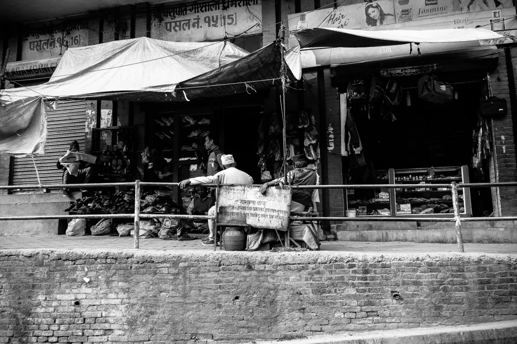 The streets of Thamel, Kathmandu. — photograph by Stephan Geyer