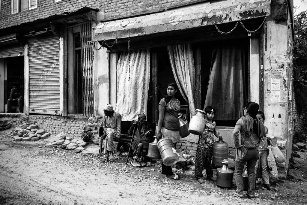 The streets of Thamel, Kathmandu. — photograph by Stephan Geyer
