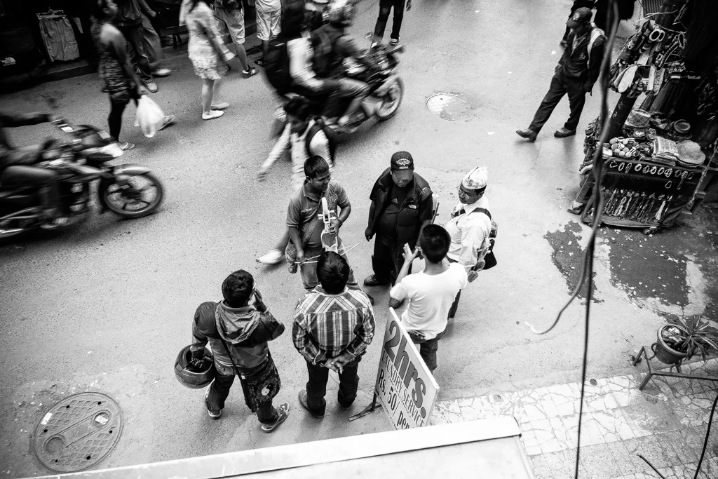 The streets of Thamel, Kathmandu. — photograph by Stephan Geyer
