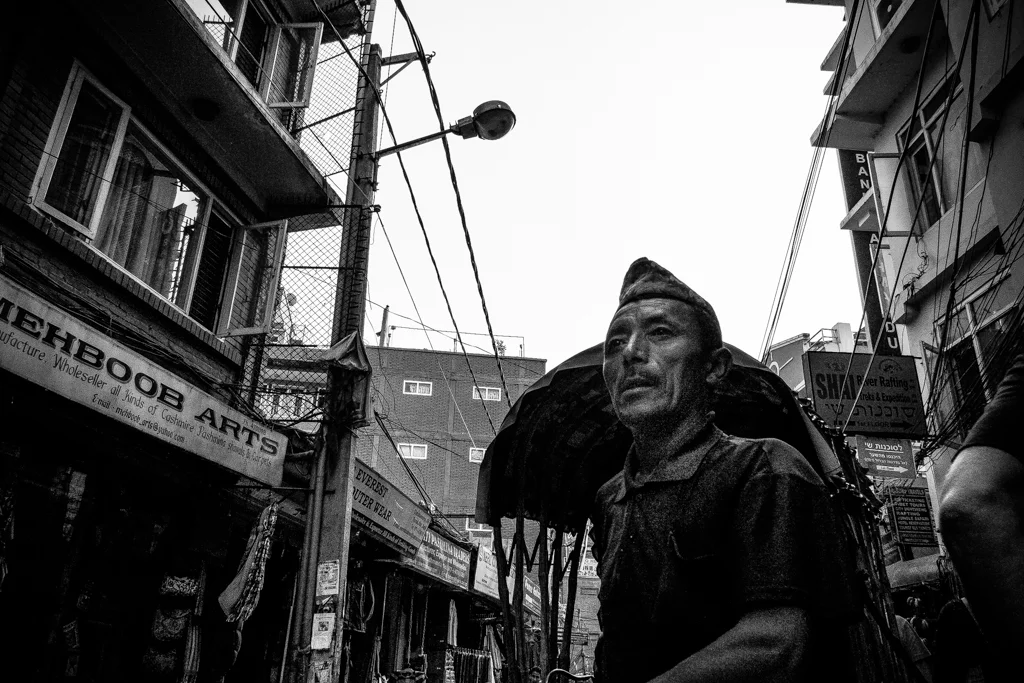 The streets of Thamel, Kathmandu. — photograph by Stephan Geyer
