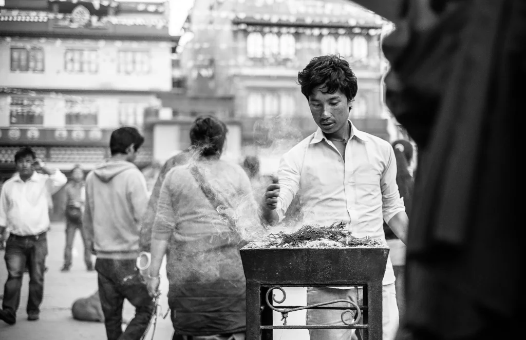The streets of Thamel, Kathmandu. — photograph by Stephan Geyer