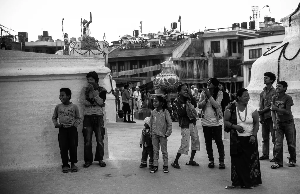 The streets of Thamel, Kathmandu. — photograph by Stephan Geyer