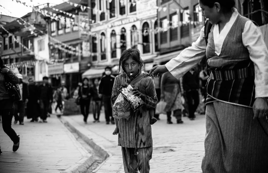 The streets of Thamel, Kathmandu. — photograph by Stephan Geyer