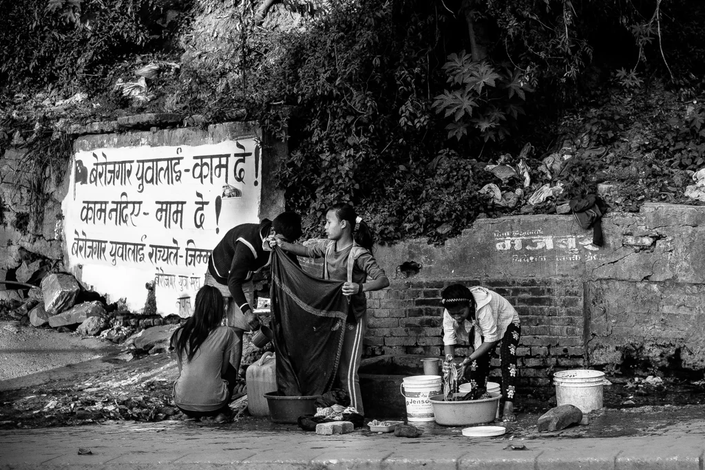 The streets of Thamel, Kathmandu. — photograph by Stephan Geyer